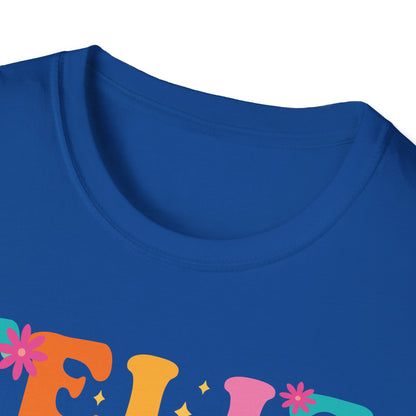 Funny Feliz 100 Diaz De Escuela 100th Day School Spanish Teacher T-Shirt For Men Women Kids