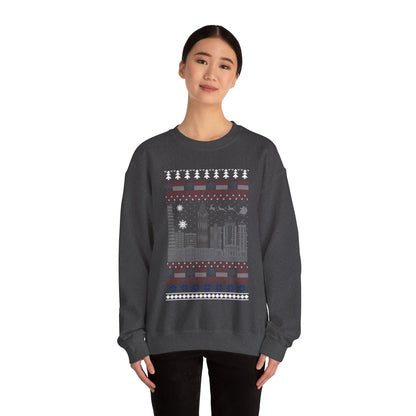 I Love Georgia Christmas Santa, Reindeer Funny Ugly Christmas Jumper Sweatshirt