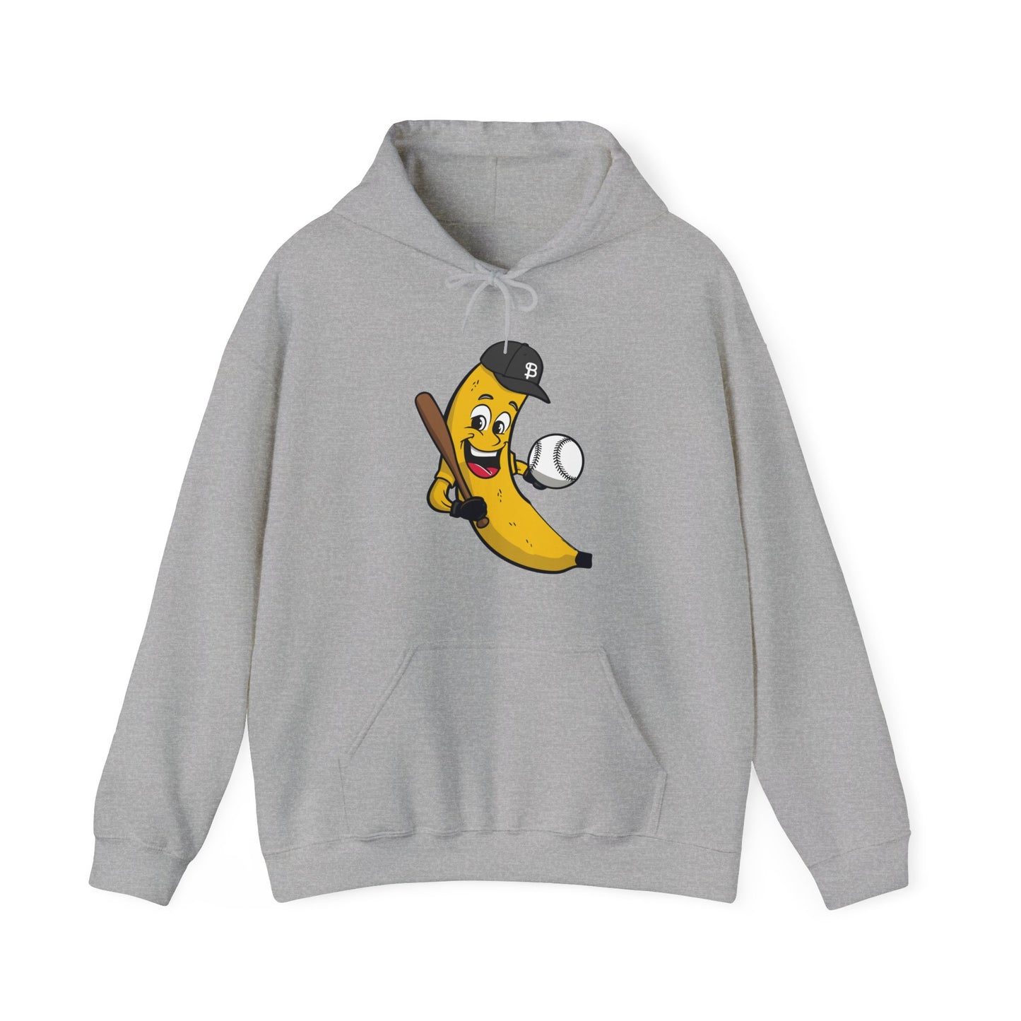 Funny Banana Playing Baseball Fruit Lover Baseball Player Hoodie For Men Women Hoodie