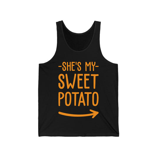 She's My Sweet Potato Tank Top I YAM Couple's Matching Tank Top