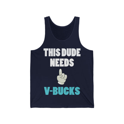 Will Work For Bucks Funny V RPG Gaming Youth Gifts for Bucks Tank Top For Gamers Tank Top