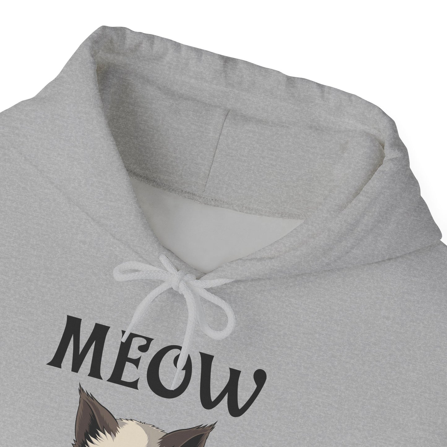 Meowstache Cat Mustache Moustache Beard Bearded Kitten Lovers Hoodie For Men Women Hoodie