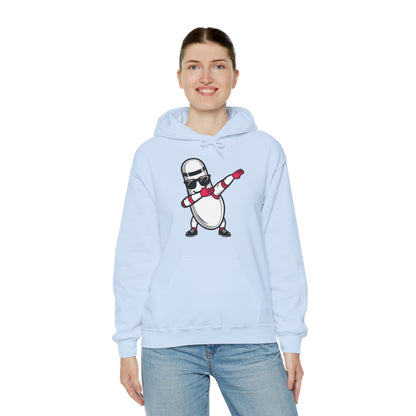 Funny Bowling Pin Dabbing Sunglasses Bowler Player Hoodie For Men Women Hoodie