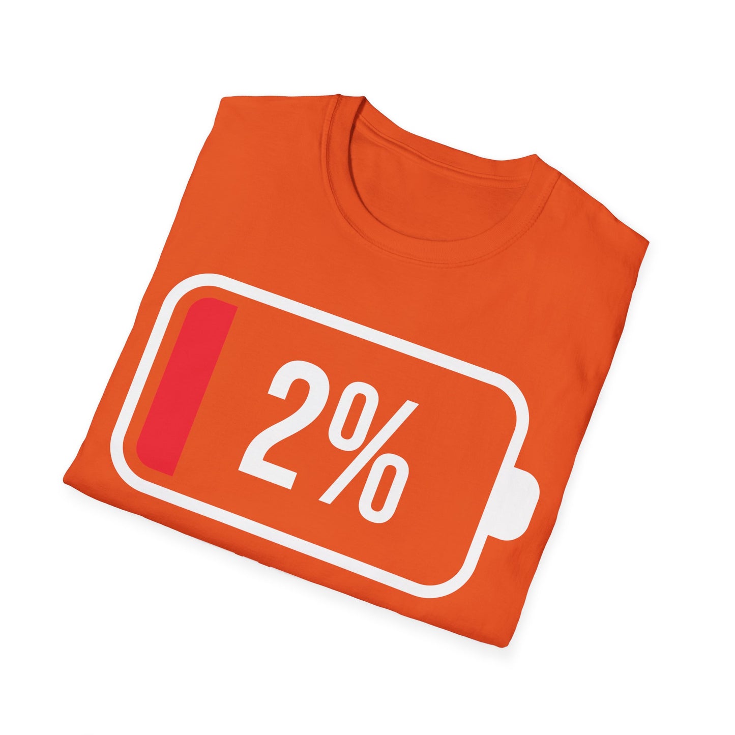 Patience 2% Battery Low Funny Waiting T-Shirt Men Women