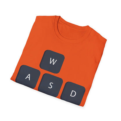 WASD It's What Moves Me Funny Computer Video Games Gamer PC Gaming T-Shirt