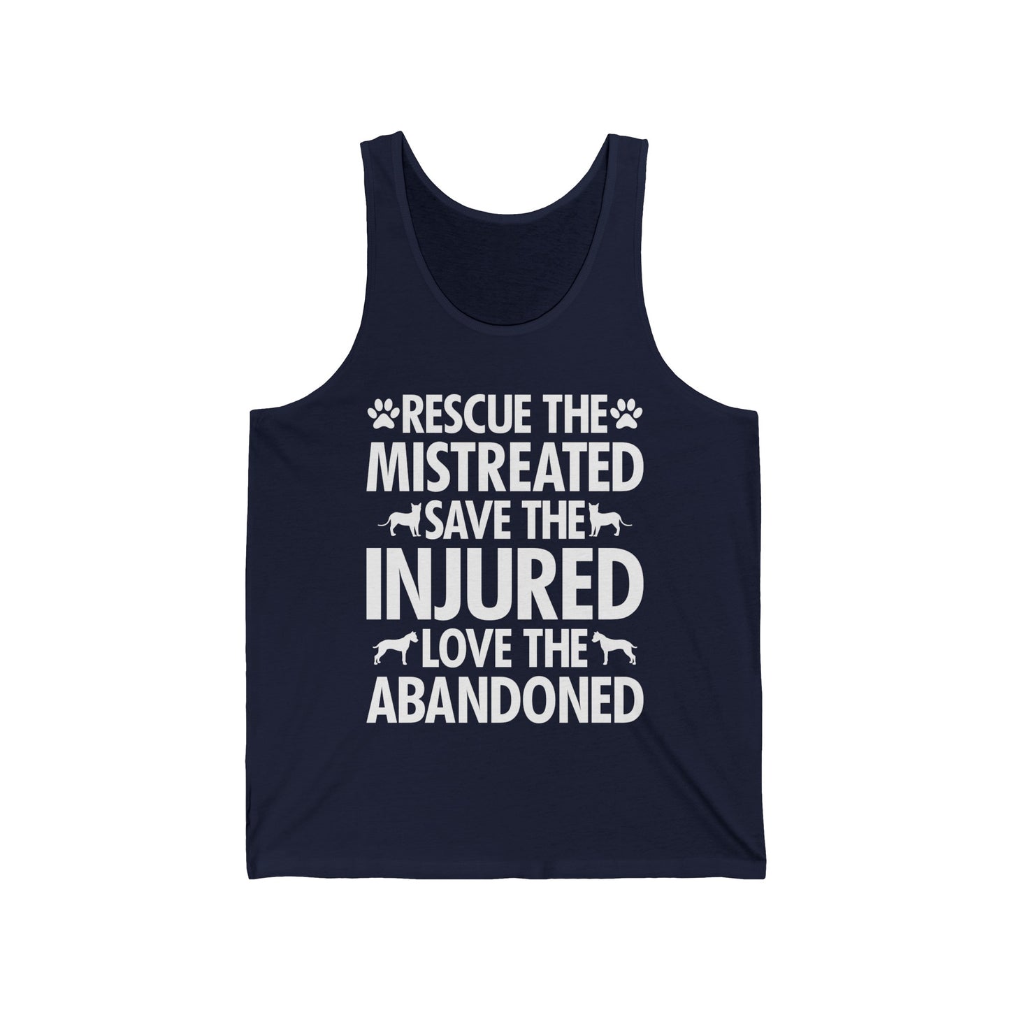 Rescue Pet Adoption Animal Welfare Gift Tank Top For Animal Lovers Men Women Tank Top