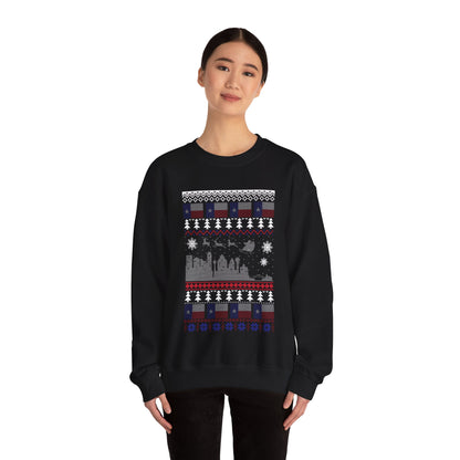 I Love Texas Christmas Santa, Reindeer Funny Ugly Christmas Jumper Sweatshirt