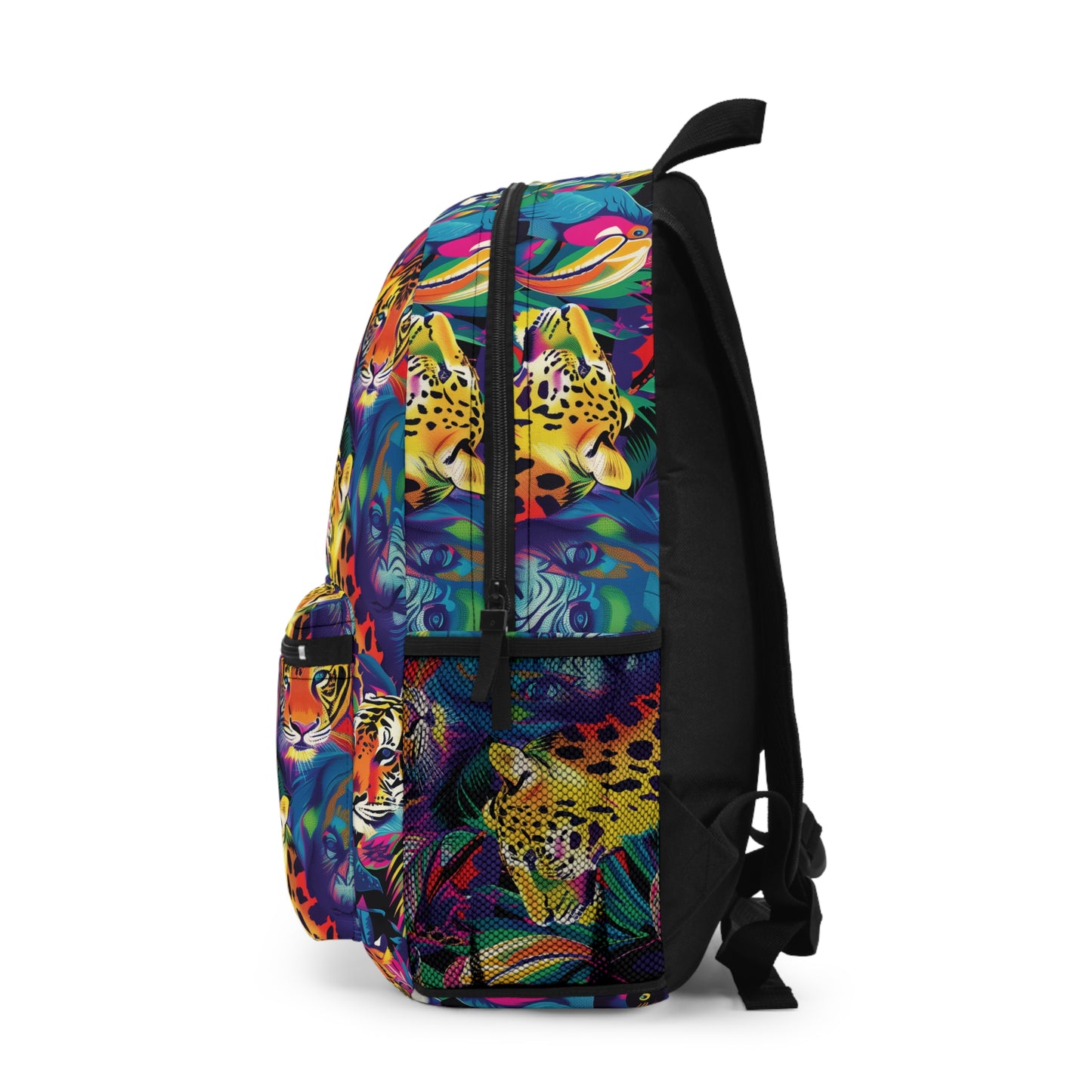 Animal Collage Pattern Backpacks for Men Women Kids School Travel, Capacity School Backpacks