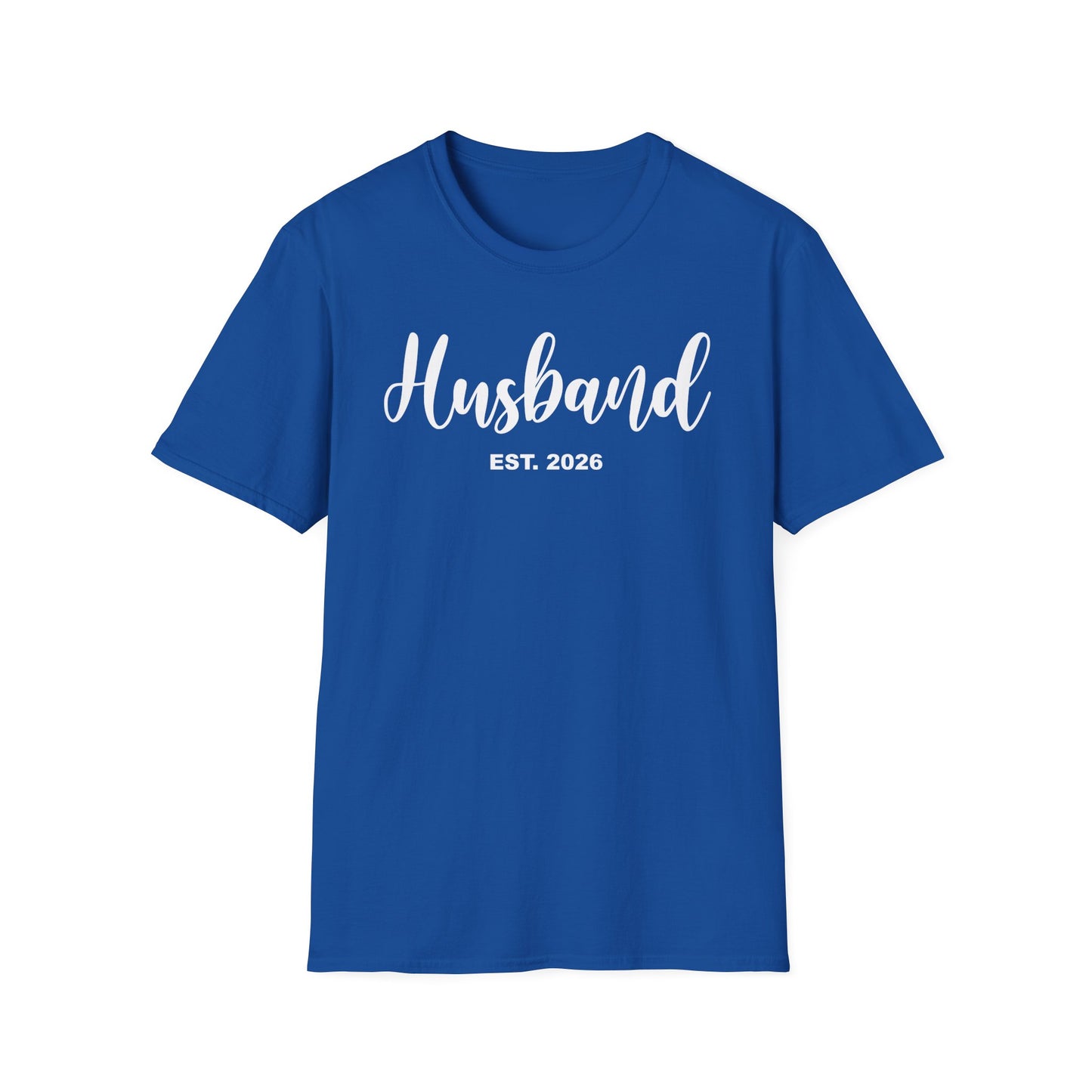 Husband Est 2026 Married Hubby Wife Honeymoon Couple Wedding T-Shirt