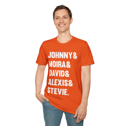 Funny Johnny Moira David Alexis And Stevie Movie TV Series T-Shirt Men Women