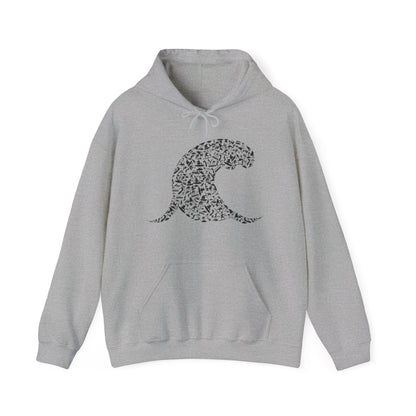 Silhouette Wave Cup For Surfer Surf Girls Surfing Hoodie