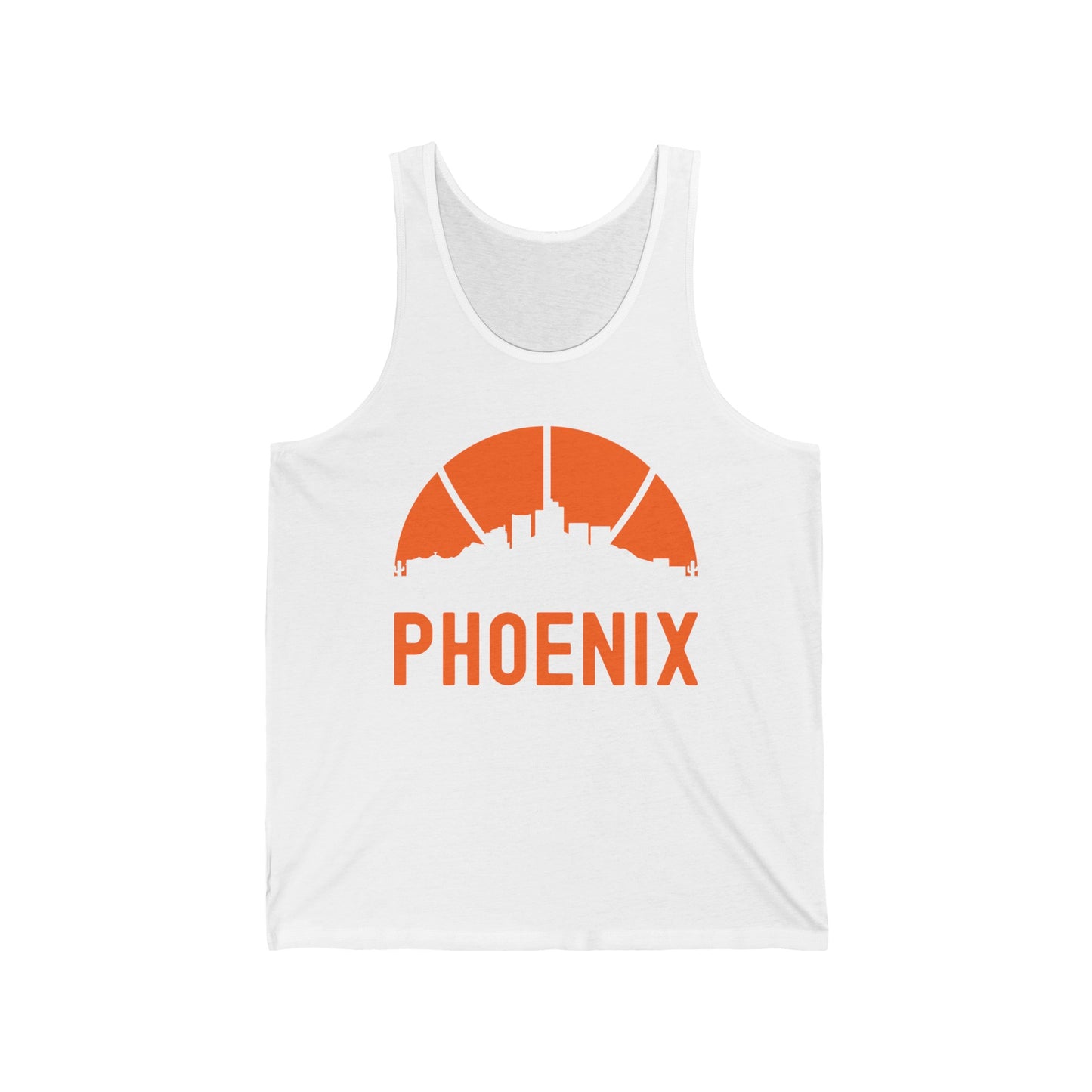 Phoenix Skyline Basketball B-Ball Arizona City Retro Tank Top For Men Women