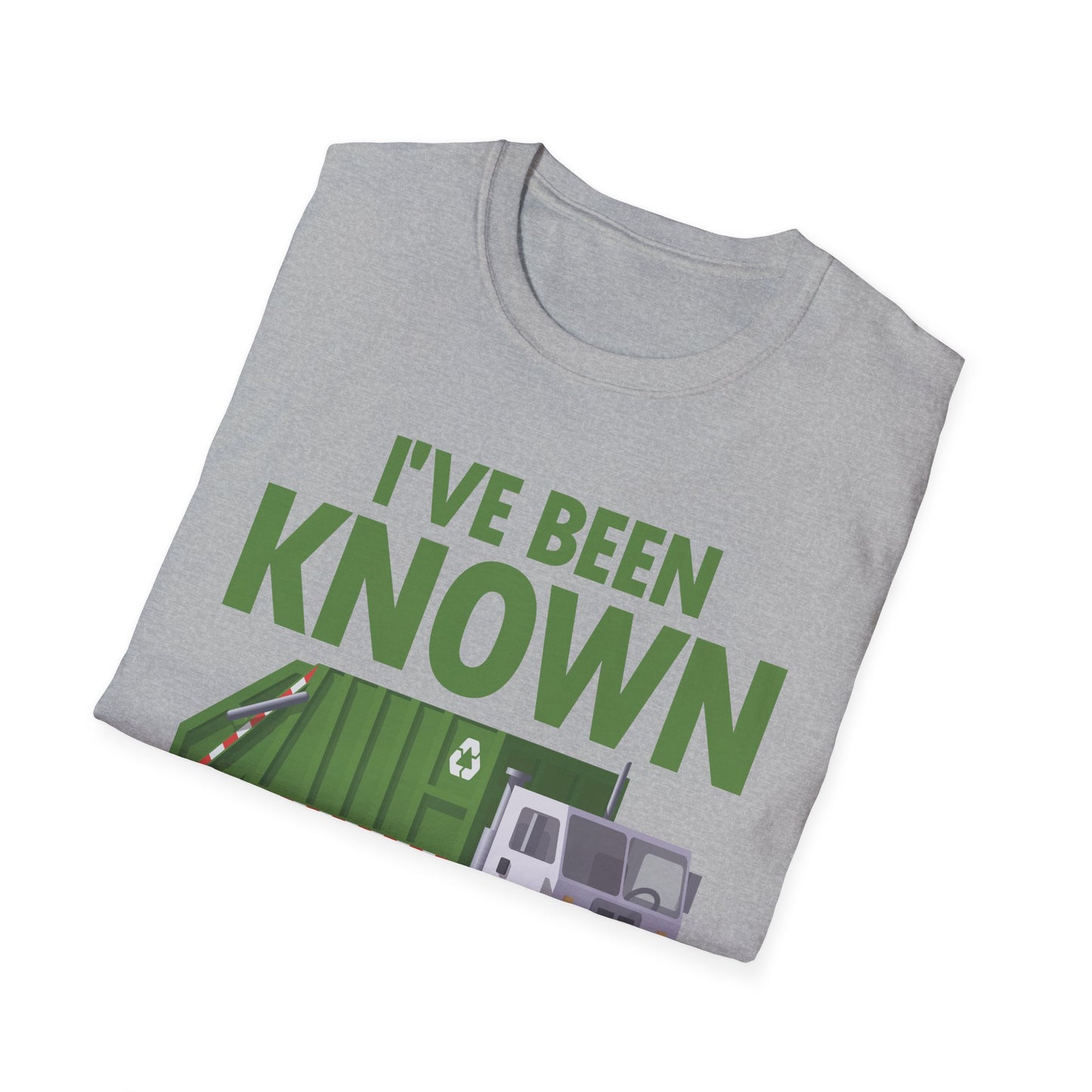 Funny Talk Trash Garbage Truck for Sanitation Worker  T. shirt