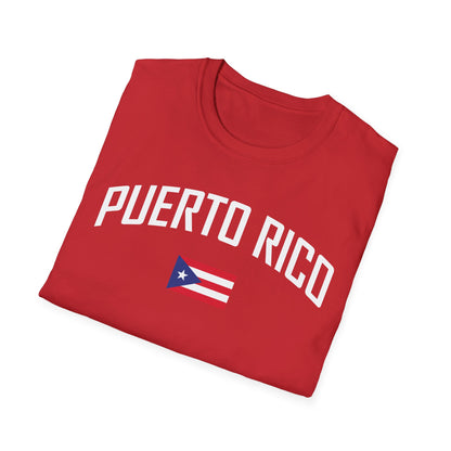 Puerto Rico Flag Retro Text T-Shirt