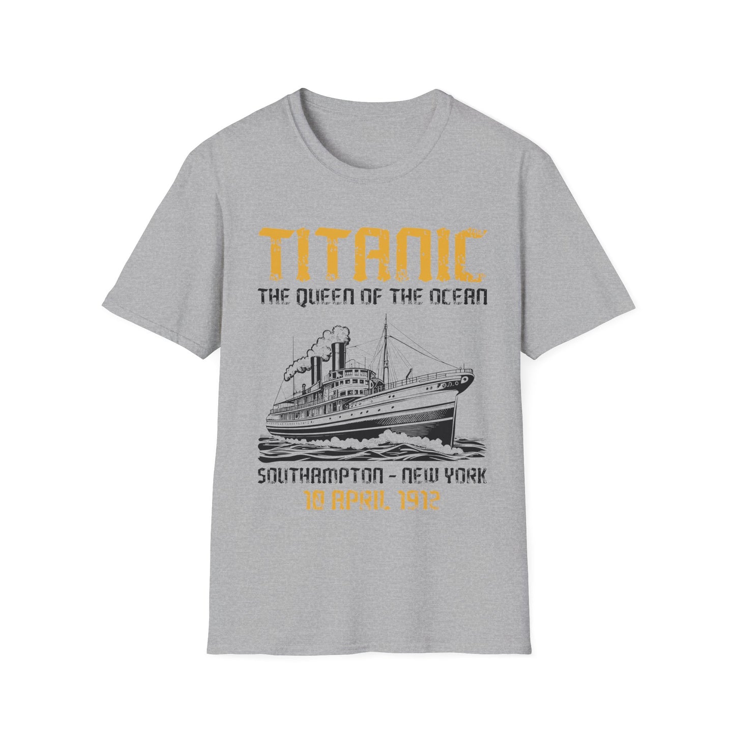 Vintage RMS Titanic 1912 Distressed Sea Sailing Ship Ocean T-Shirt For Men Women T-Shirt