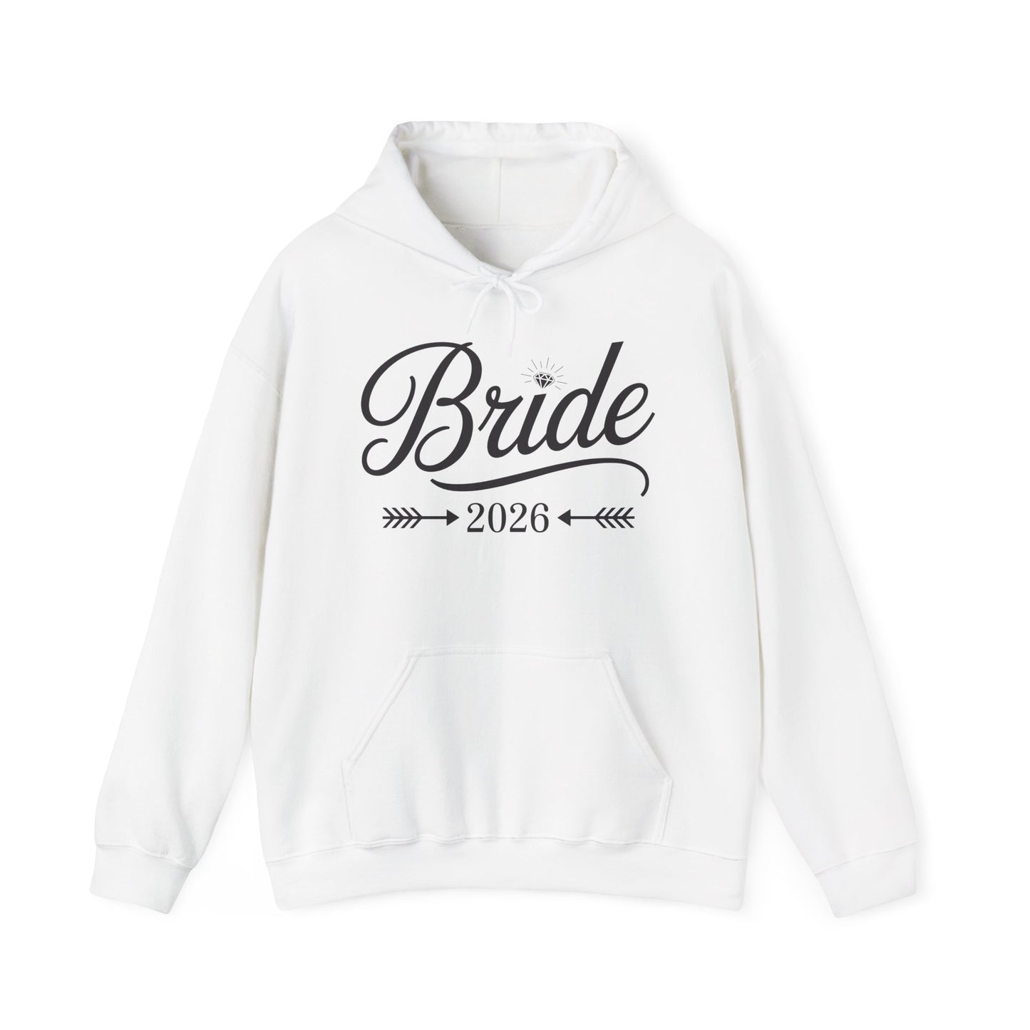 Bride Est 2026 Married Wedding Bridal Party Bachelorette Hoodie For Women