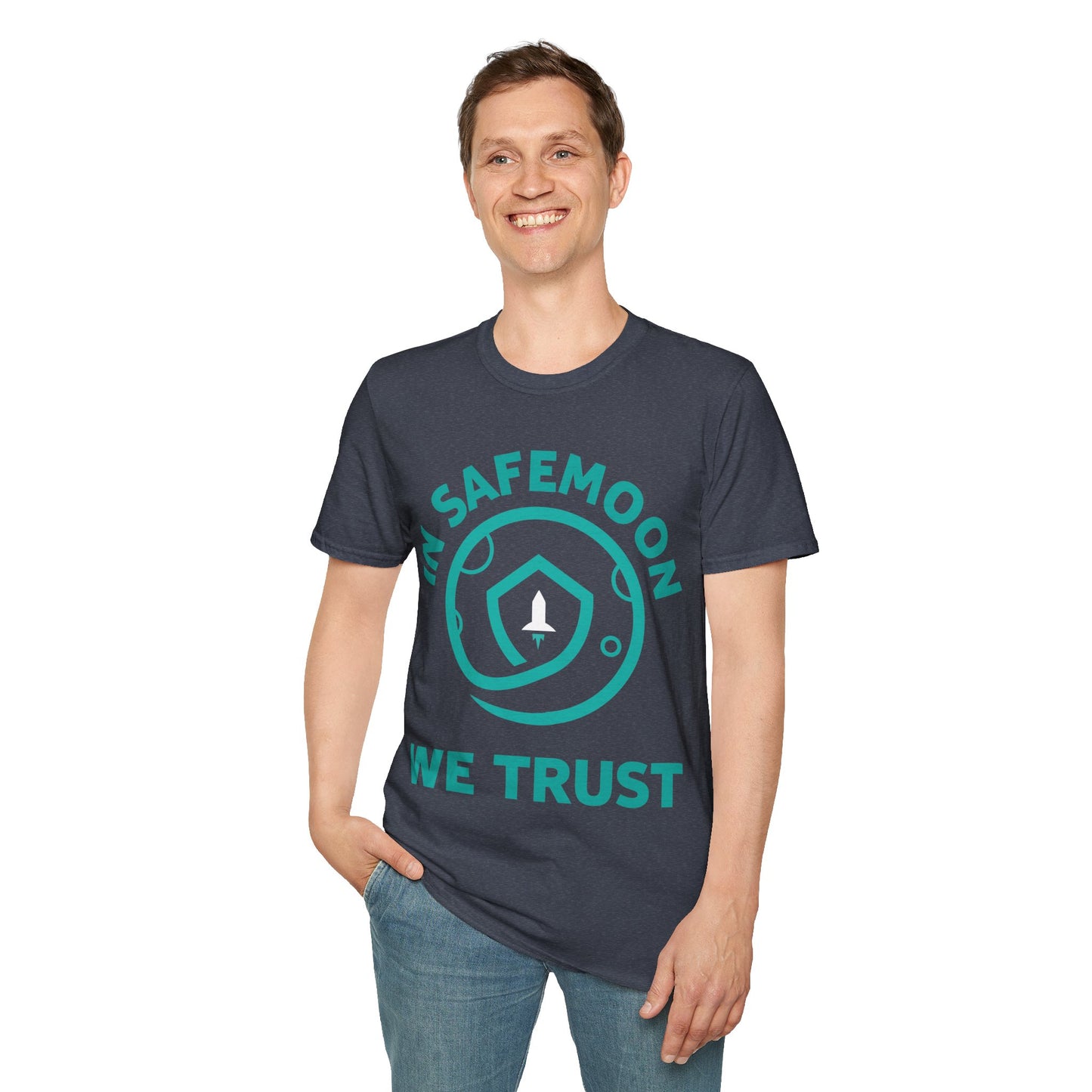 In Safemoon We Trust Blockchain Cryptocurrency Crypto  Men Women T-Shirt