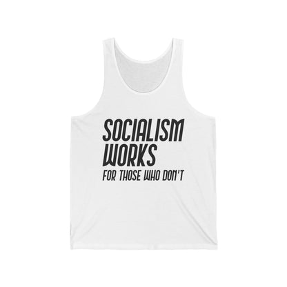 Anti Communism Entrepreneur Capitalist Gift Anti-Socialism Workaholic Tank Tops