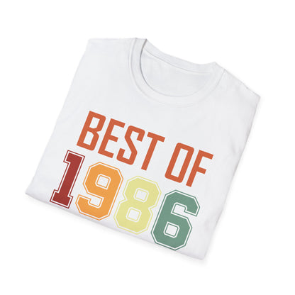 Funny Vintage Best of 1986 40 Year Old Gift 40th Birthday T-Shirt For Men Women T-Shirt
