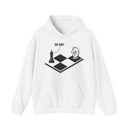 Funny Oh No Knight To Pawn Chess Player Gift Idea Board Game Hoodie For Men Women Hoodie