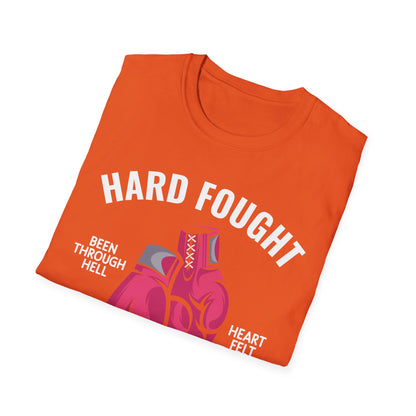 Hard Fought Hallelujah Praise Jesus Lake Christian T-Shirt For Men Women