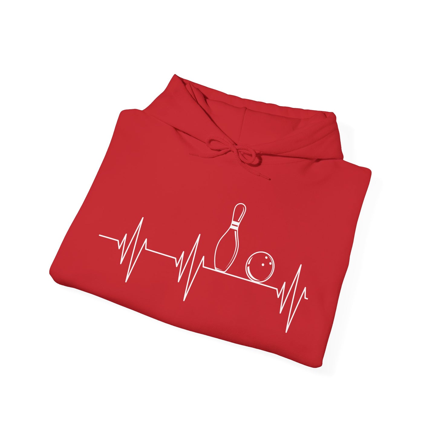 Funny Bowling Gift Cute EKG Bowlers League Hoodie For Men Women Hoodie