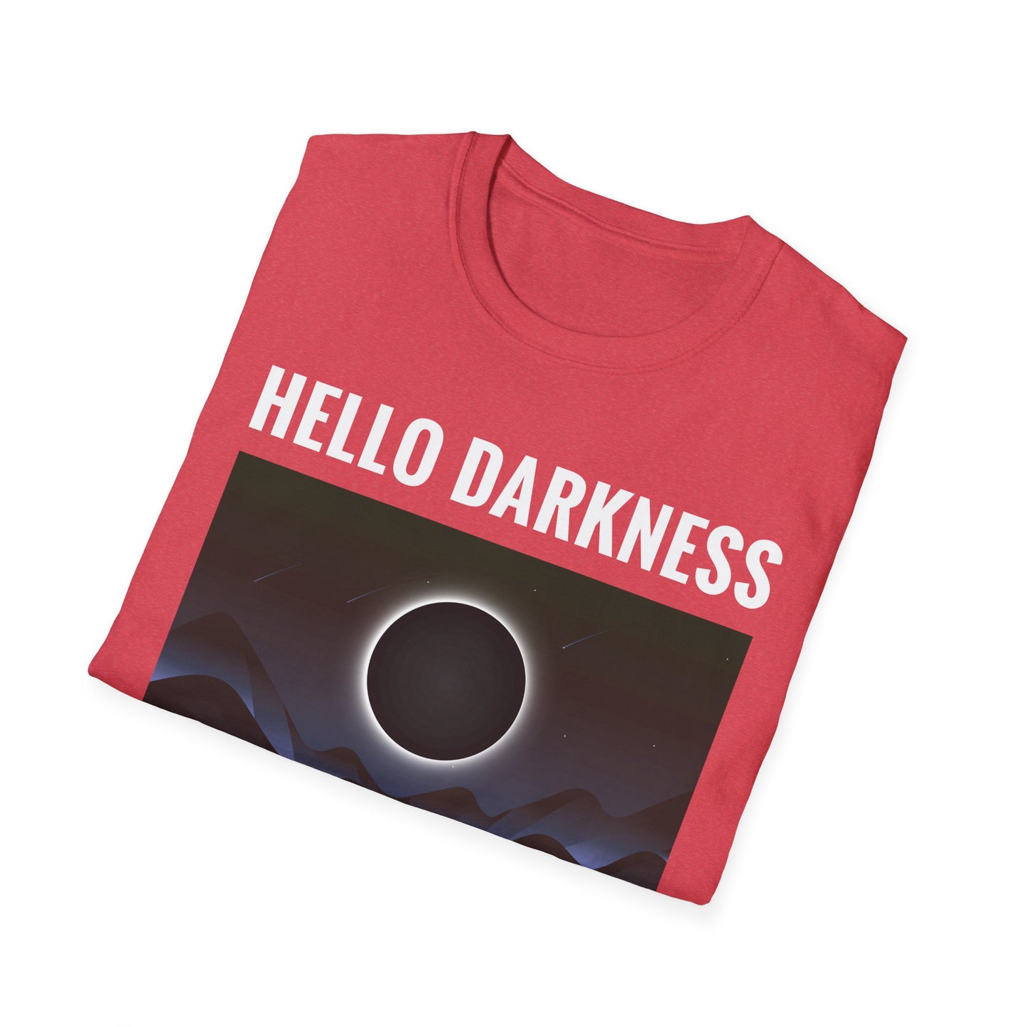 Funny Hello Darkness My Old Friend Solar Eclipse April 08, 2024 T-Shirt for Men Women