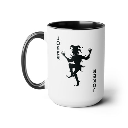 Joker of Spades Deck of Cards Halloween Costume Coffee Mug For Men