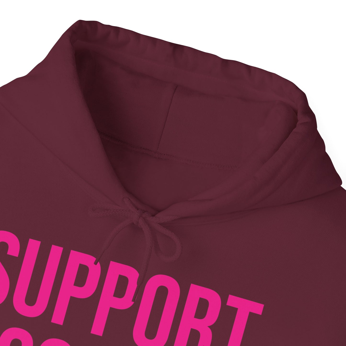 Support Squad Breast Cancer Warrior Awareness October Pink Hoodie