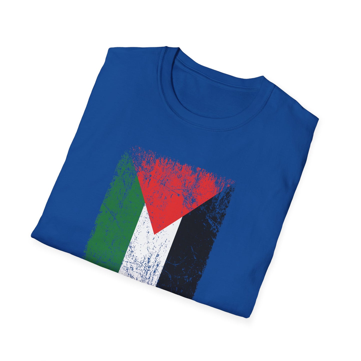 Distressed  Palestine Flag I love Palestine Gaza Vintage T-Shirt For Men T-Shirt