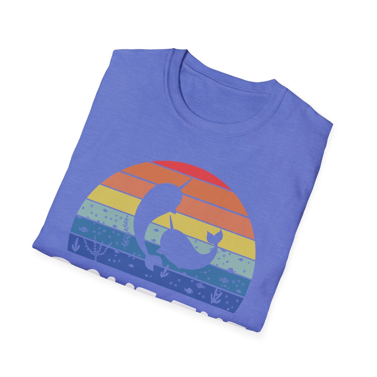 Funny Save The Narwhals Retro Narwhals T-Shirt Men Women