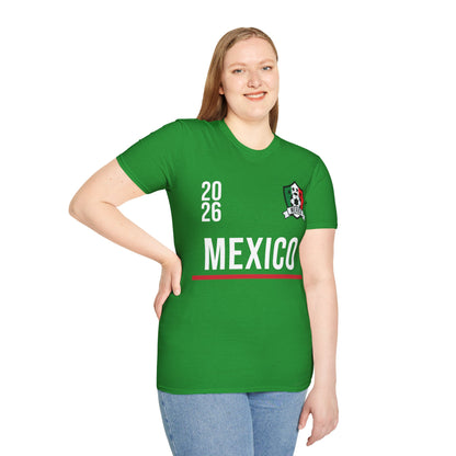 Mexico Soccer Jersey Tee Flag Football Gift 2026 T-Shirt