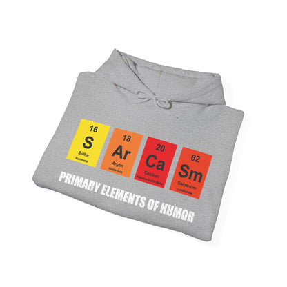 Sarcasm Primary Element of Humor Chemistry Funny Hoodie for Men Women