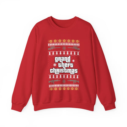 Funny Inspired G T A Gaming Gamers Ugly Christmas Sweater Jumper Xmas Sweatshirt