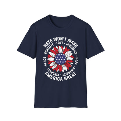 Anti Trumpp 47 President Hate Won't Make America Great T-Shirt For Men Women