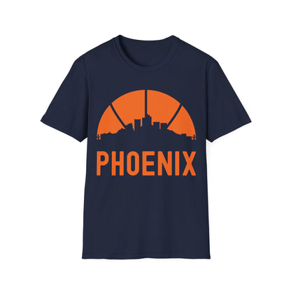 Phoenix Skyline Basketball B-Ball Arizona City Retro T-Shirt For Men Women