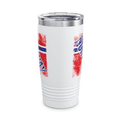 NORWAY Flag Vintage Distressed NORWAY Tumbler