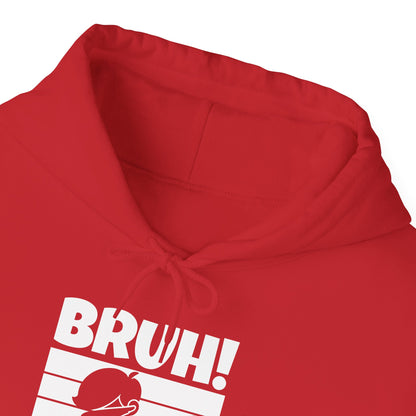 Funny Bruh We Back Teachers Kids Funny Back To School Hoodie