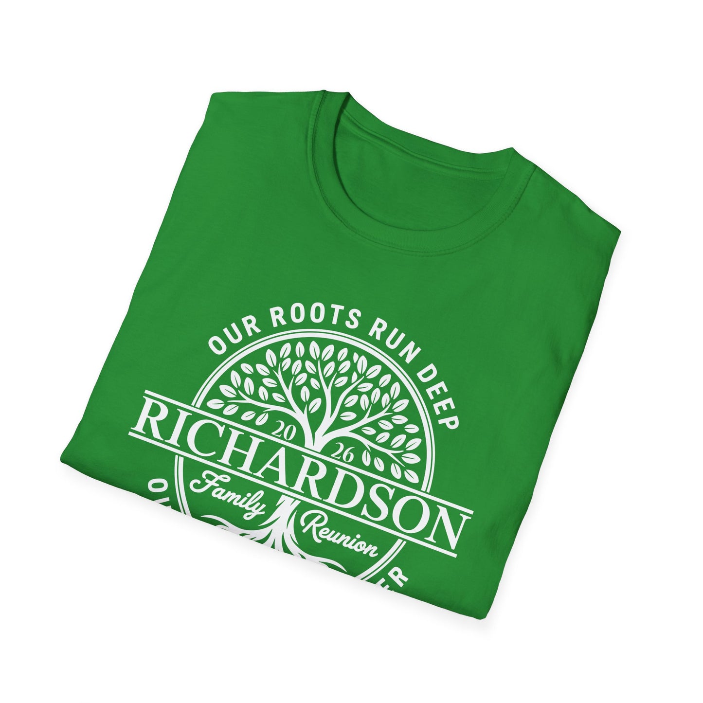 Personalized Richardson Family Reunion Our Roots Run Deep T-Shirt For Men Women