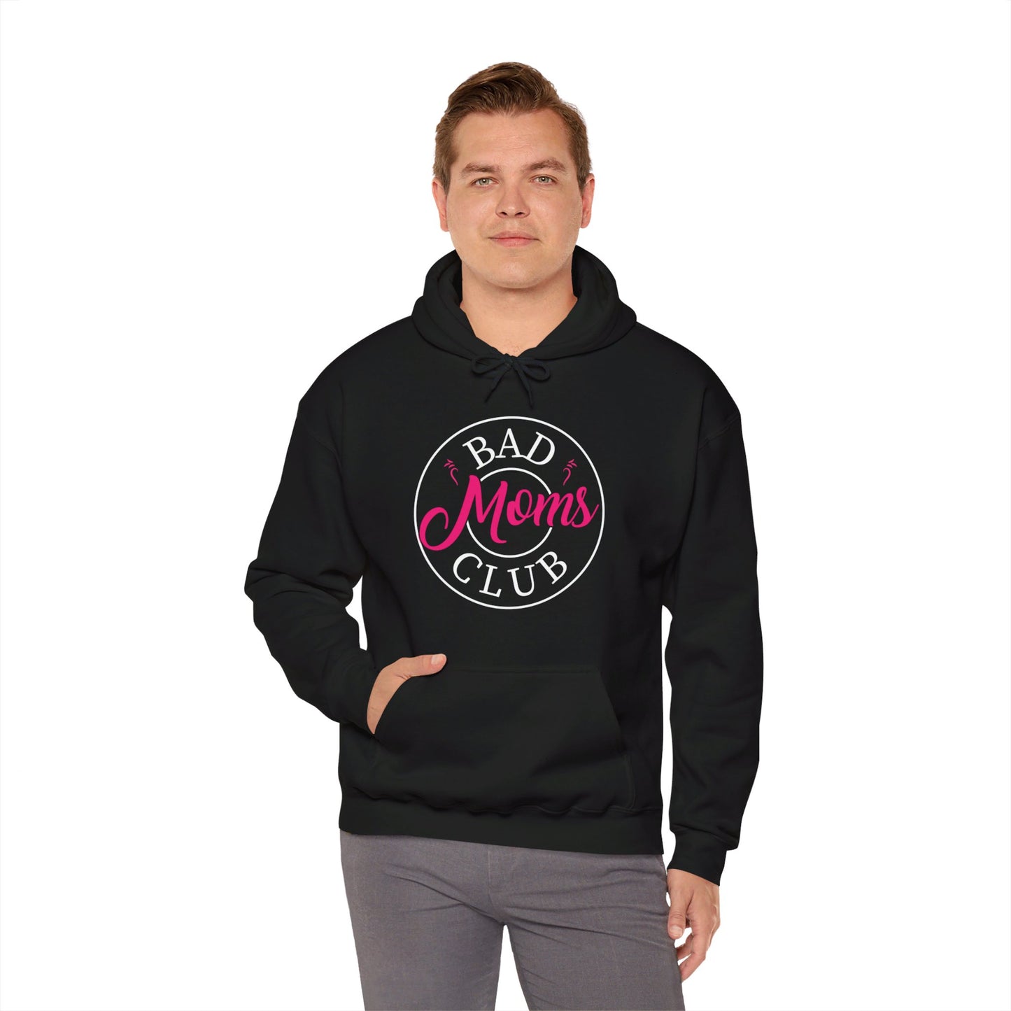 Funny Bad Moms Clubs New Mom Mother Hustler Sarcastic Woman Gift Hoodie
