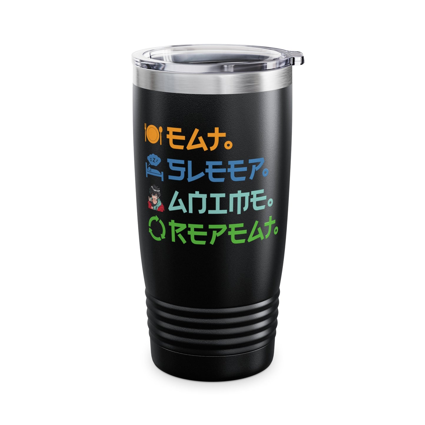 Eat Sleep Anime Repeat Funny Anime Lovers Tumbler For Men Women Tumbler