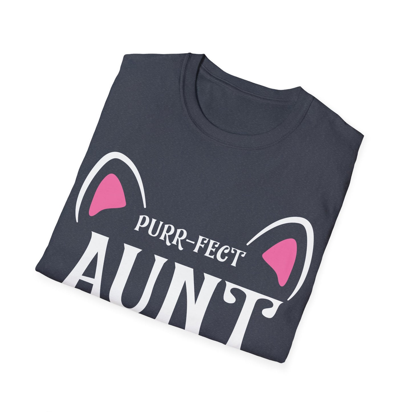 PURR-FECT Aunt Funny Cat Lover Cute Funny Kitten T Shirt Gift For Men Women T-Shirt