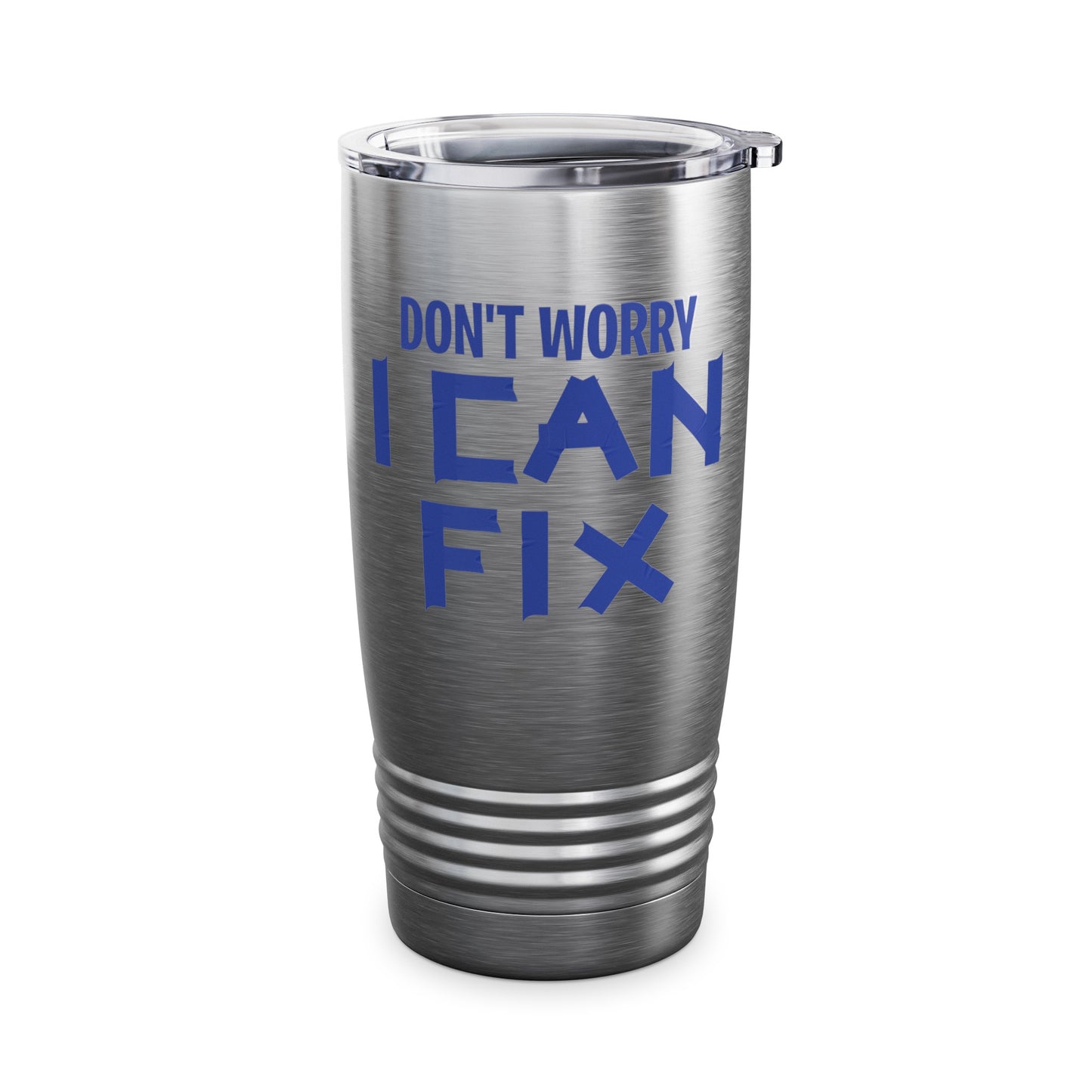 Funny Don't Worry I Can Fix It Duct Tape Ducktape Husband Tumbler