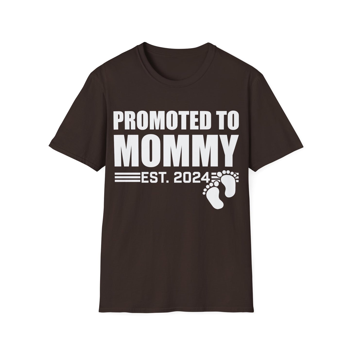 Promoted To Mommy 2024 Pregnancy Announcement Mothers Day Mom To Be T-shirt