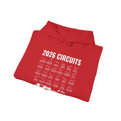 2026 Schedule Formula Racing Formula Car Retro Vintage Hoodie