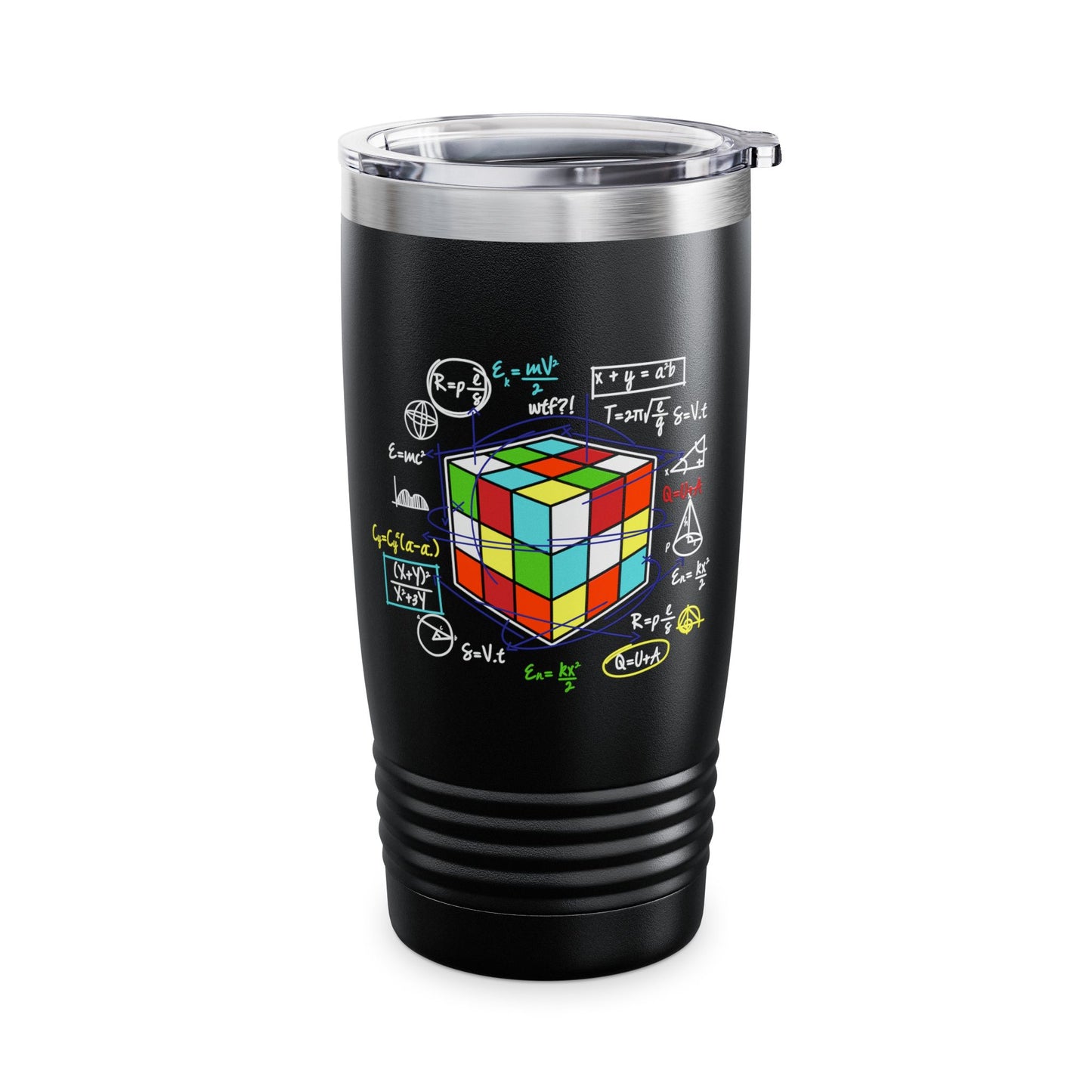 Melting Cube Speed Cubing Math Vintage Puzzle Youth Gifts Tumbler