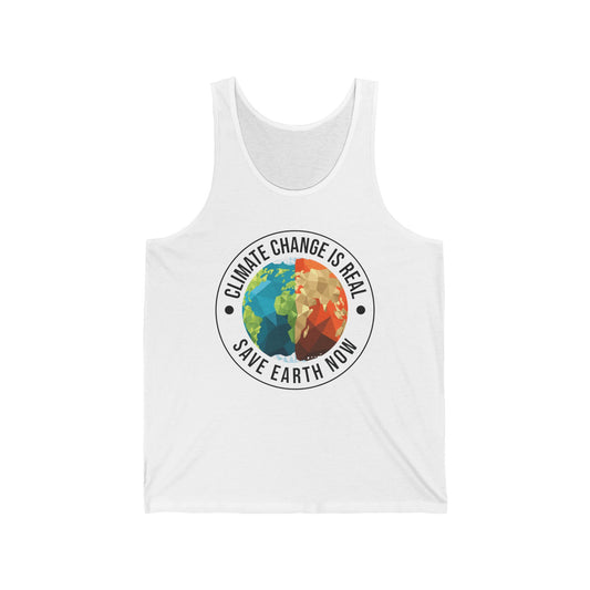 Climate Change Is Real Environmentalist Earth Advocate Save the Earth Tank Top Men Women