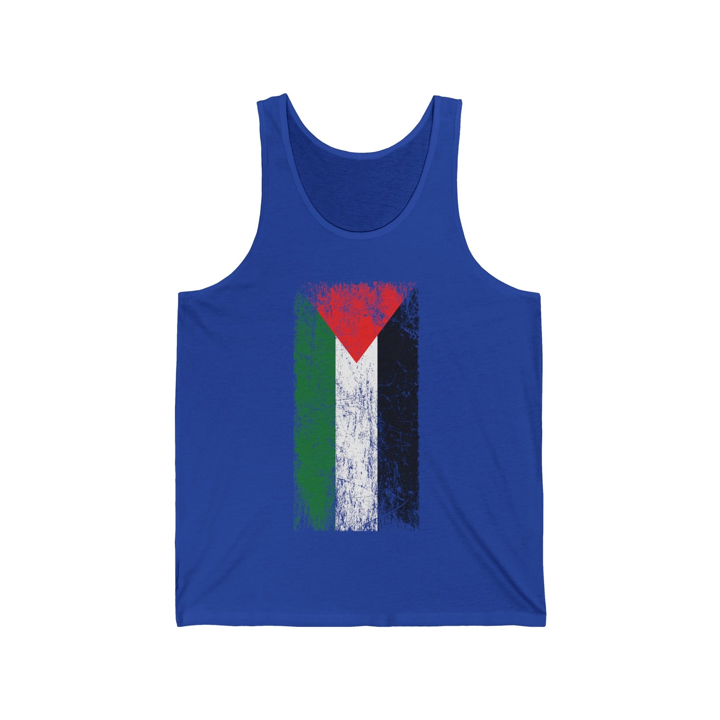 Distressed  Palestine Flag I love Palestine Gaza Vintage Tank Top For Men Tank Top