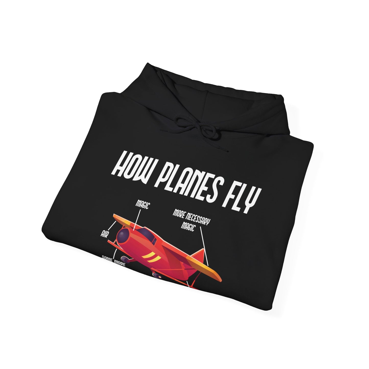 Funny How Planes Fly Airplane Parts Design For Flight Lovers Hoodie