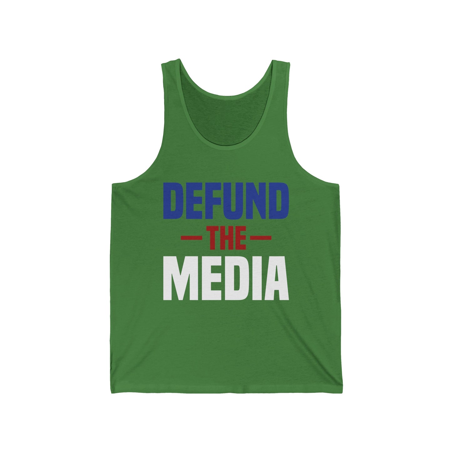 Presidential Election 86453112 Defund The Media Tank Tops For Men Women